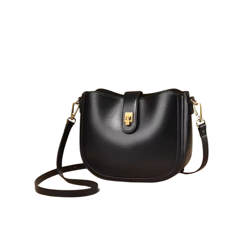 Sac à main Elena - Cuir de vache lisse & bandoulière